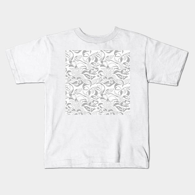 Pewter Dreams of the Wild (MD23SMR009g) Kids T-Shirt by Maikell Designs